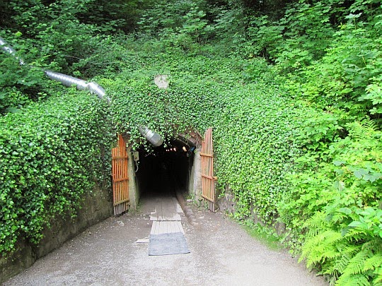 Wejście do dawnej kopalni w Złotym Stoku.