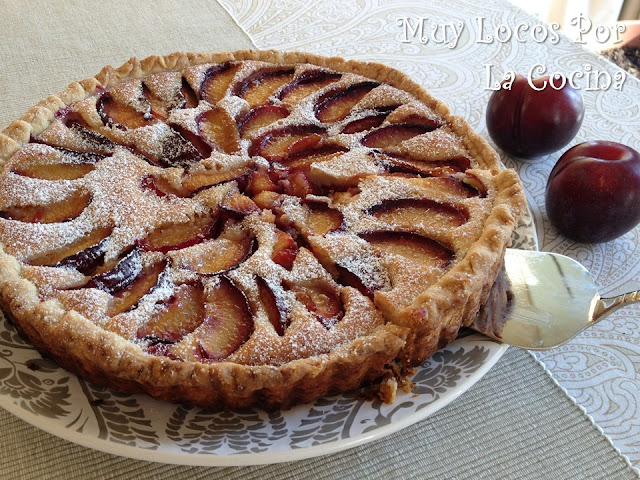 Tarta de Ciruelas y Crema de Almendras