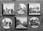 Photograph of the covers and discs for three volumes of Mike Allen's Images Of North Mymms series