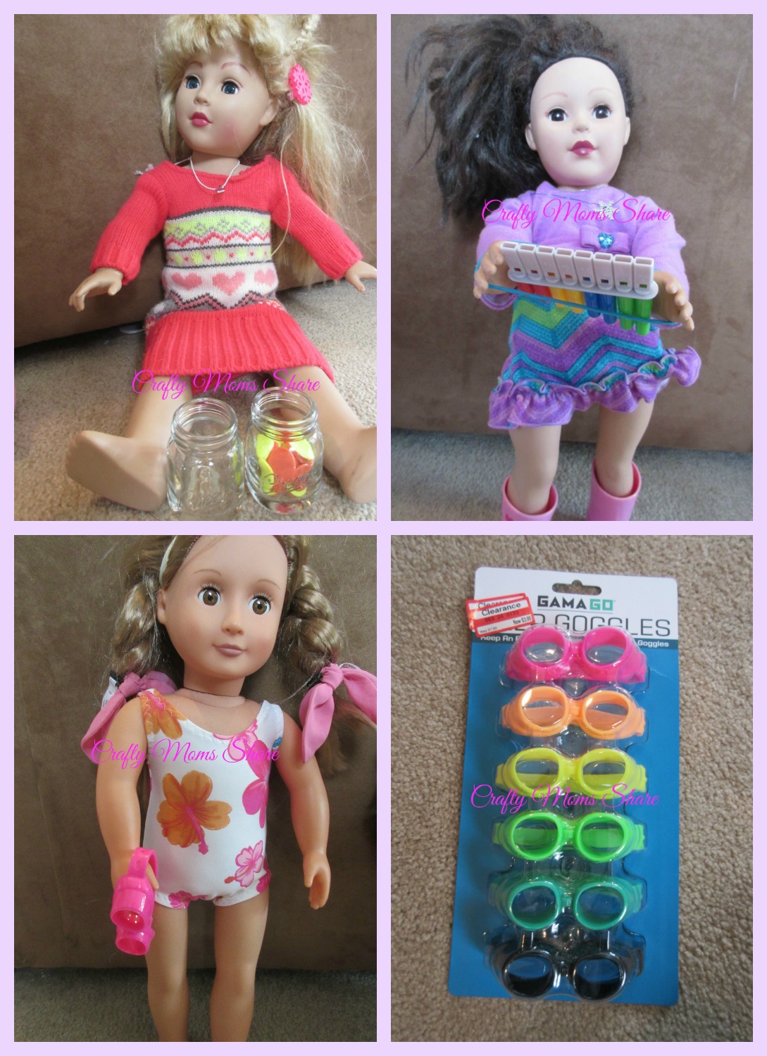 Crafty Moms Share: Cheap Finds: Doll Accessories to Buy or Make