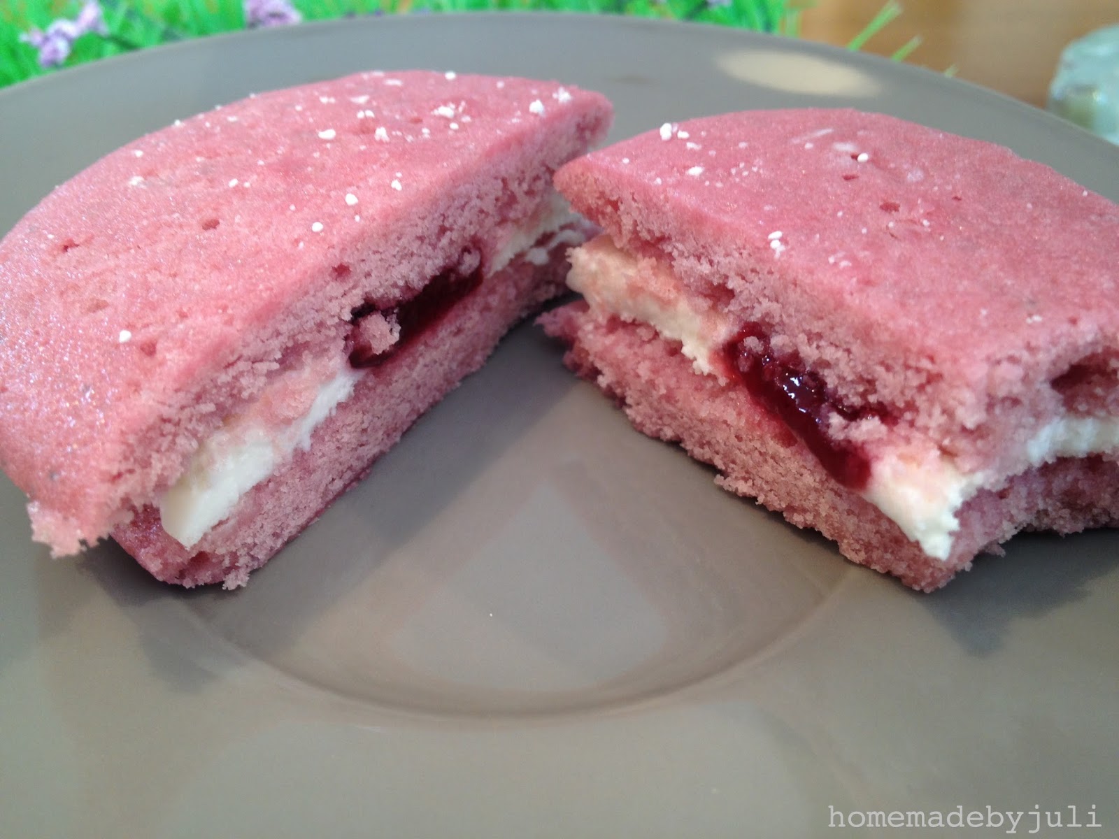 HOMEMADE by Juli: Pink Pink Pink - Himbeer Whoopie Pies