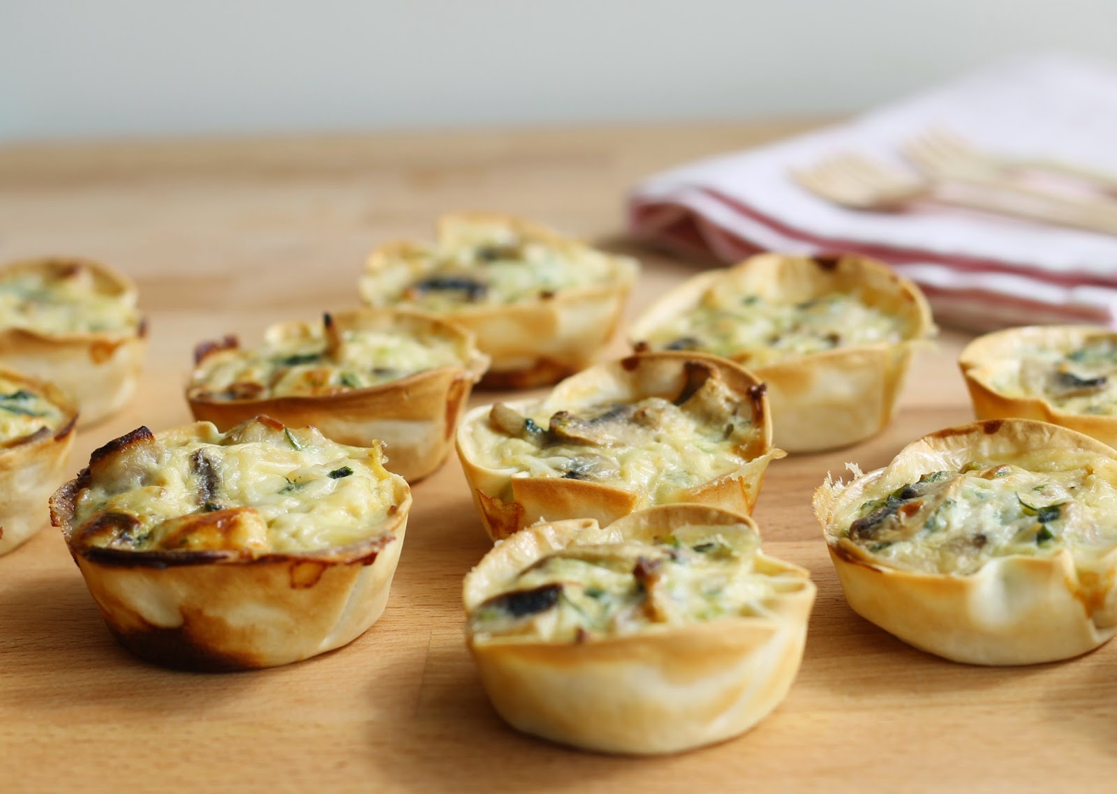 Recetas y más cosas que no quiero olvidar Mini quiche de champiñones