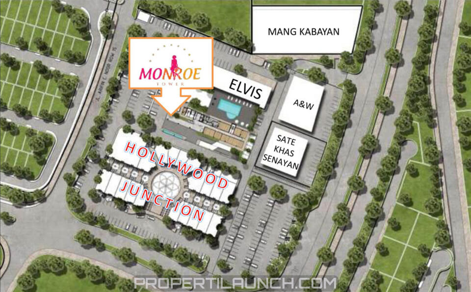 Site Plan MONROE Tower Jababeka