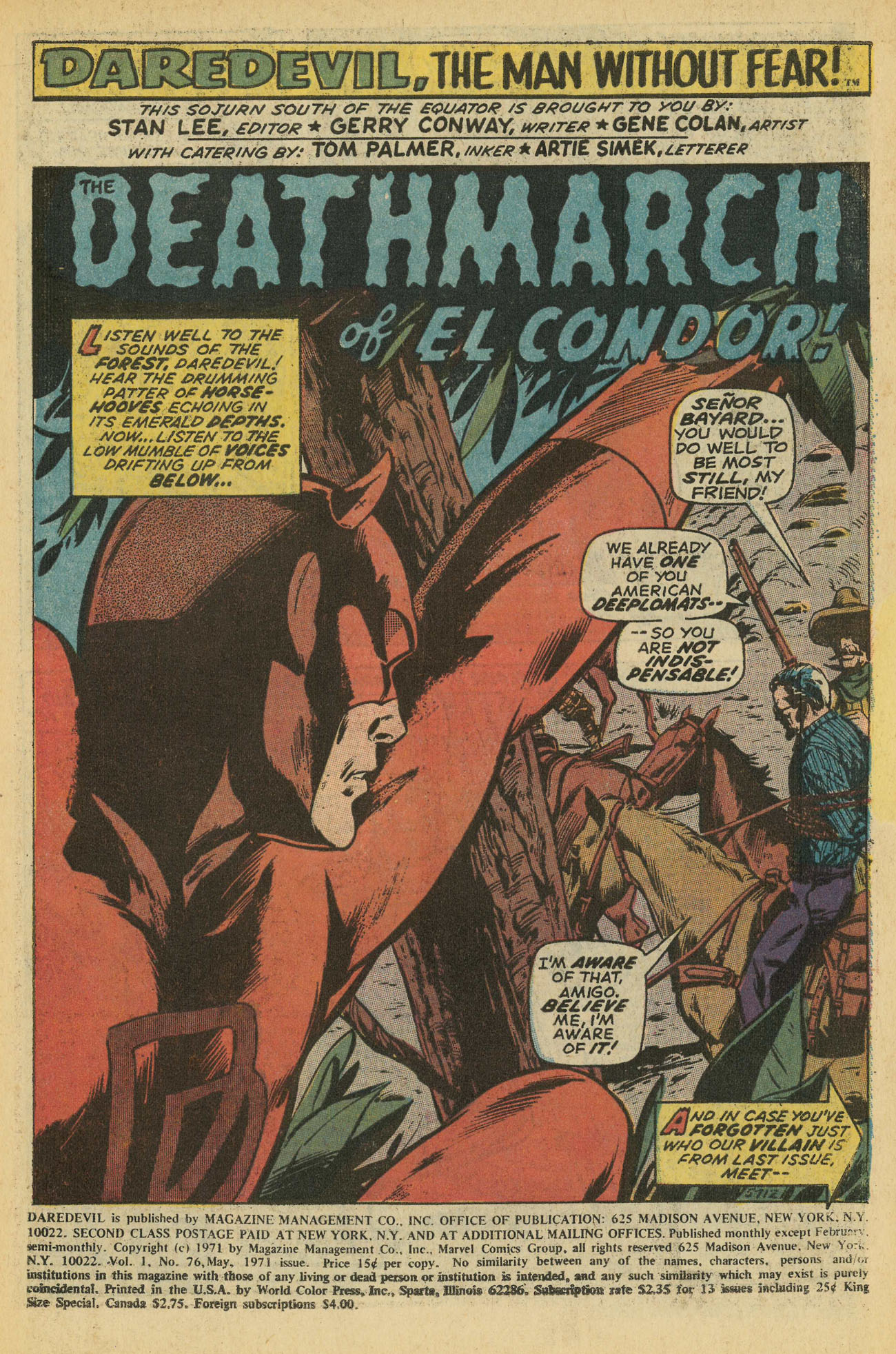 Read online Daredevil (1964) comic -  Issue #76 - 4