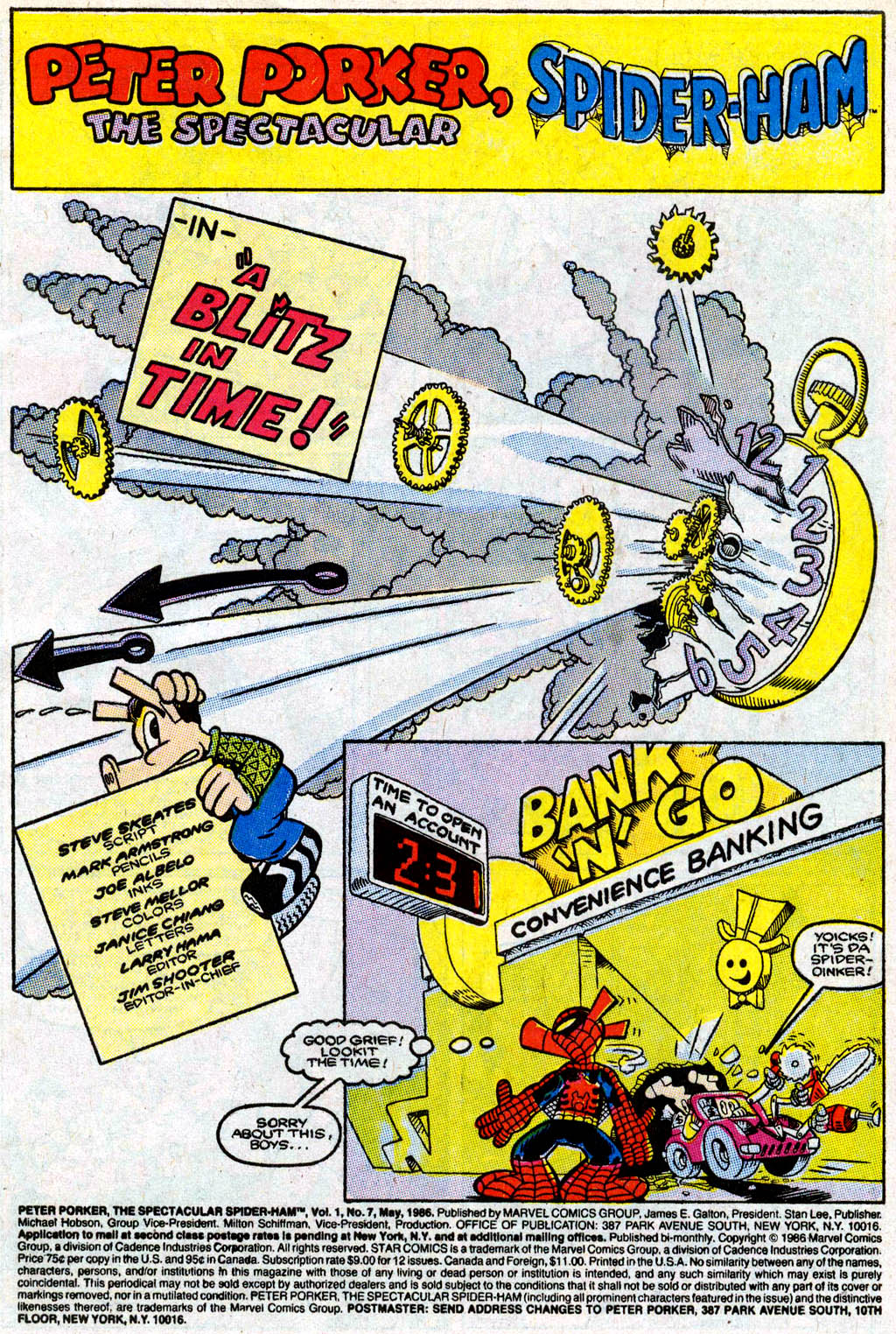 Read online Peter Porker, The Spectacular Spider-Ham comic -  Issue #7 - 2