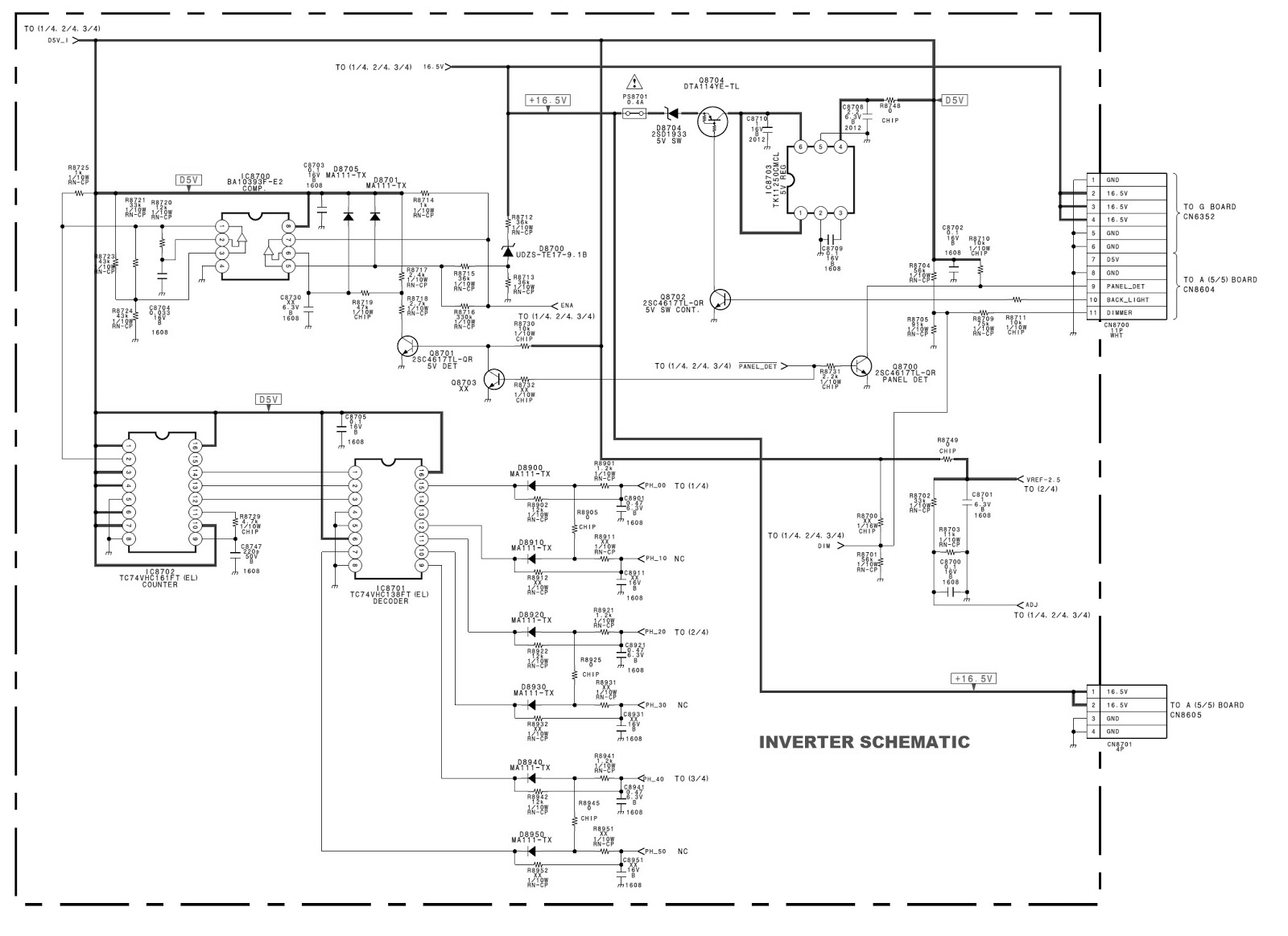 SONY KLV23HR2 LCD COLOUR TV - SMPS and INVERTER CIRCUIT DIAGRAM - Tips