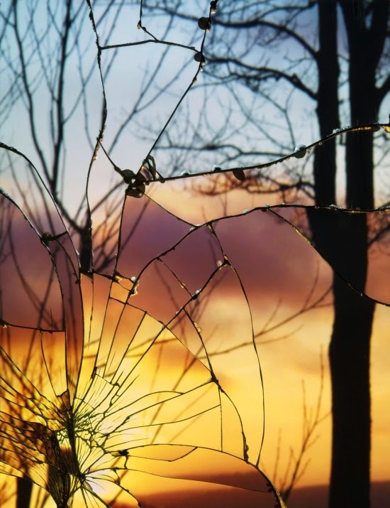 Bing Wright fotografia céus espelho quebrado broken mirror evening skies