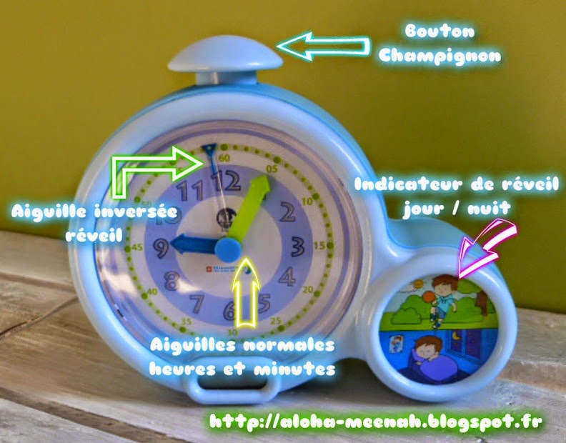 ♥ Meenah Mon 1er réveil Kid Sleep Clock de Claessens' Kids