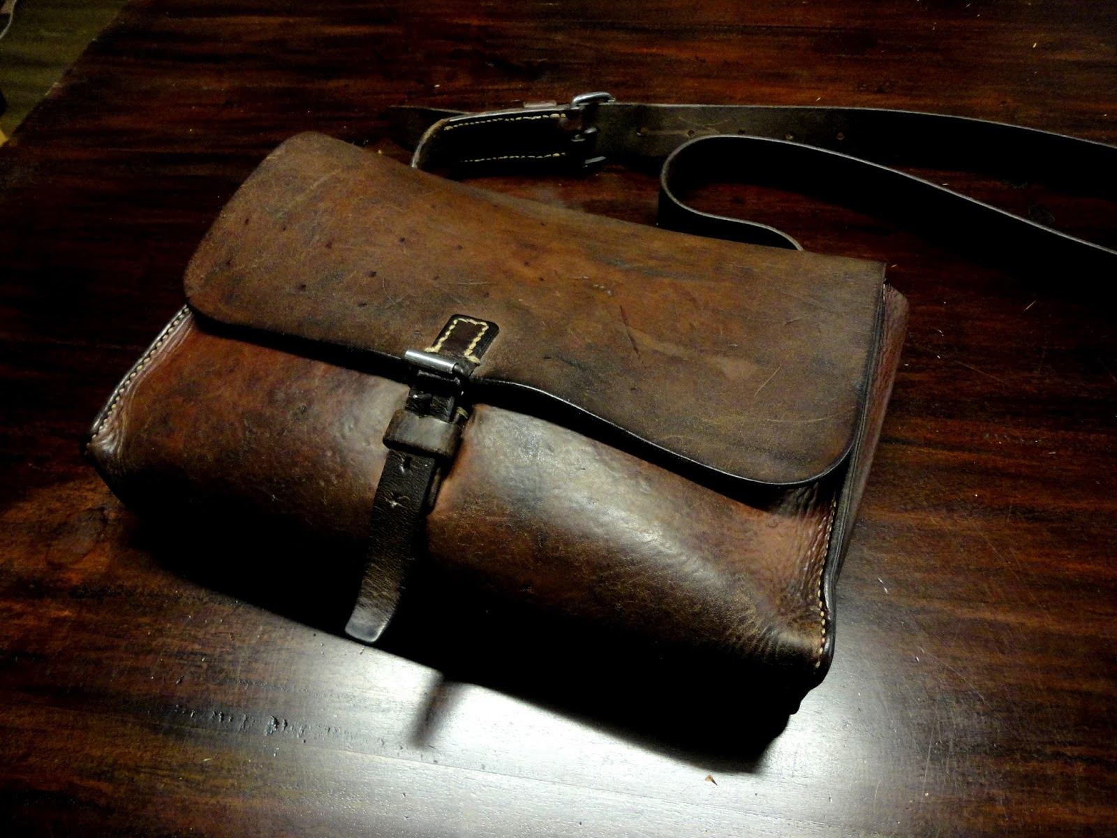 swiss leather medic bag