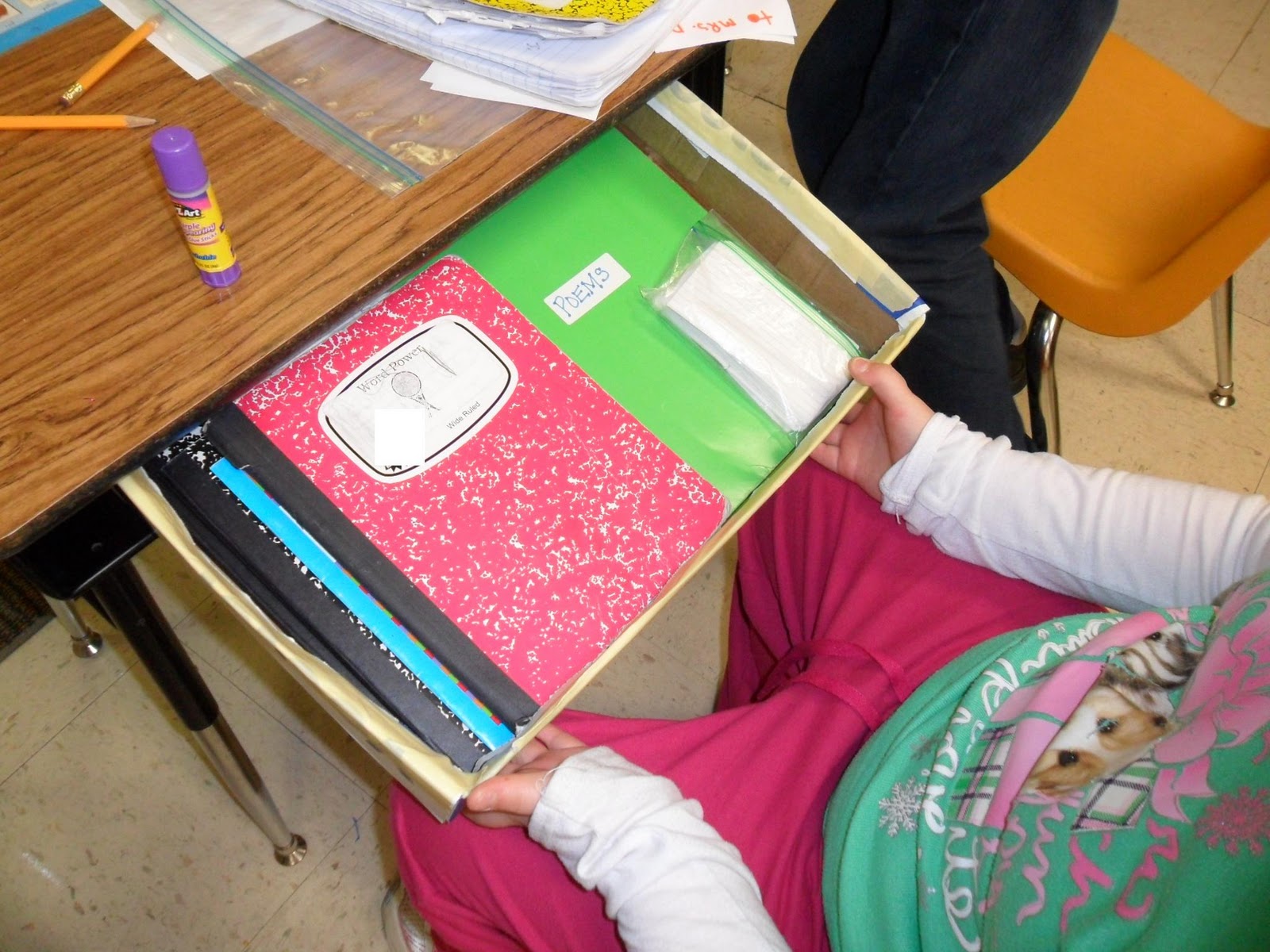OT Tools for Public Schools Pullout Drawer for Elementary Student Desk