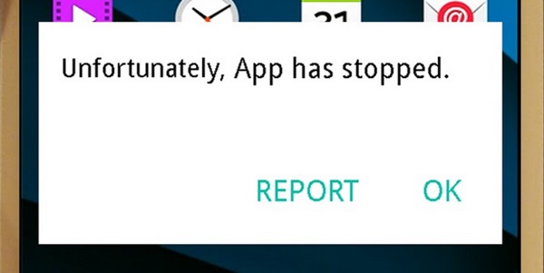 unfortunately has stopped android