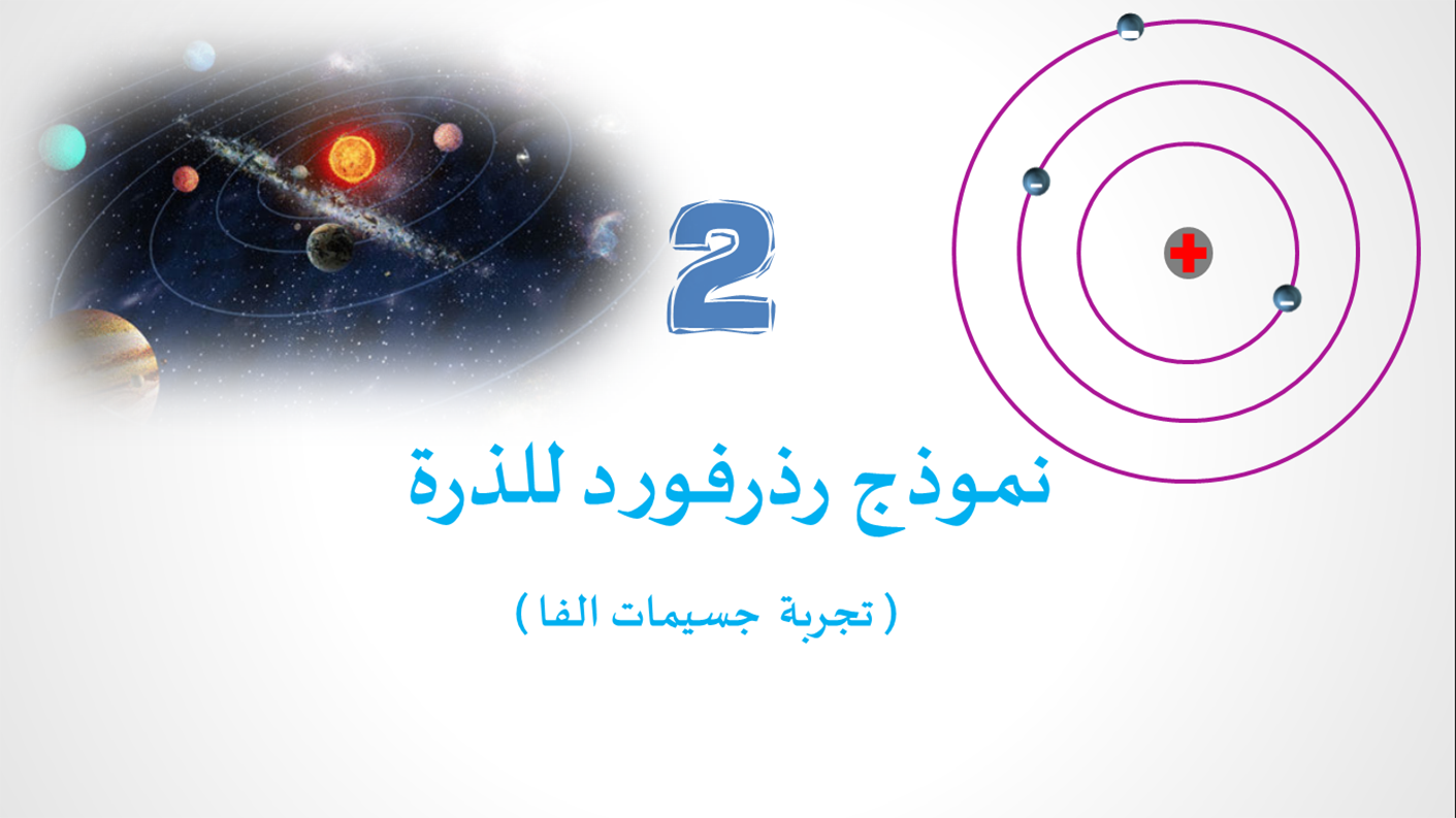 تجربة رذرفورد ونموذجه للذرة 2 مما تتكون الذرة مجموعة فيزياء Physics Group 2