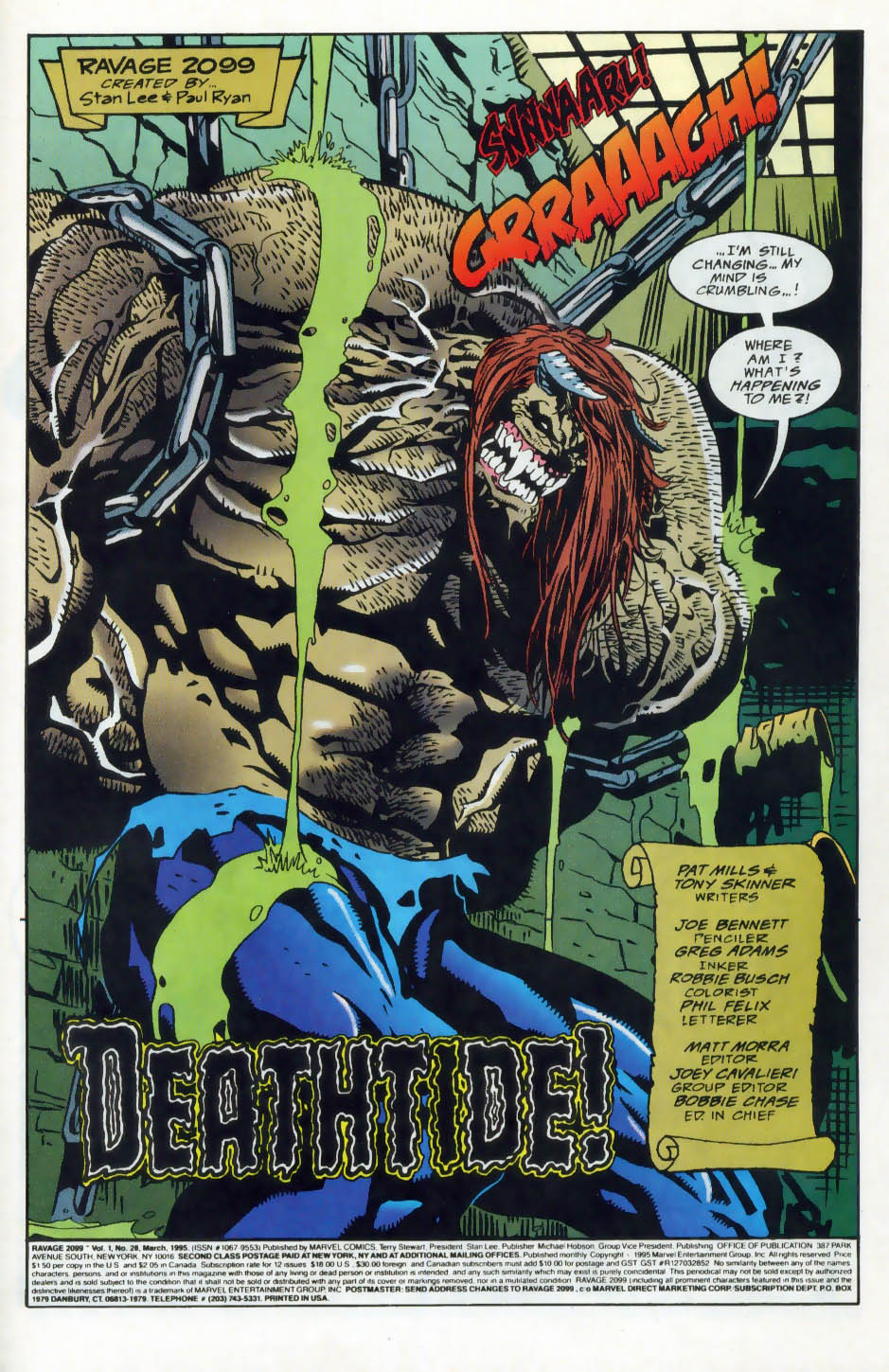 Read online Ravage 2099 comic -  Issue #28 - 3