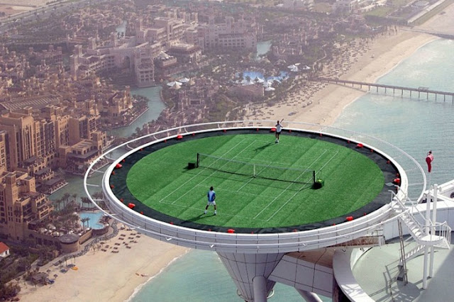 World's Highest Tennis Court