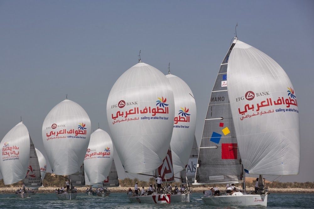 Au programme pour le Sailing Arabia The Tour : 15 jours de navigation en Farr30.