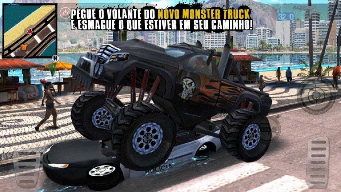 Gangstar Rio Cidade dos Santos APK MOD Dinheiro Infinito v 1.2.2b