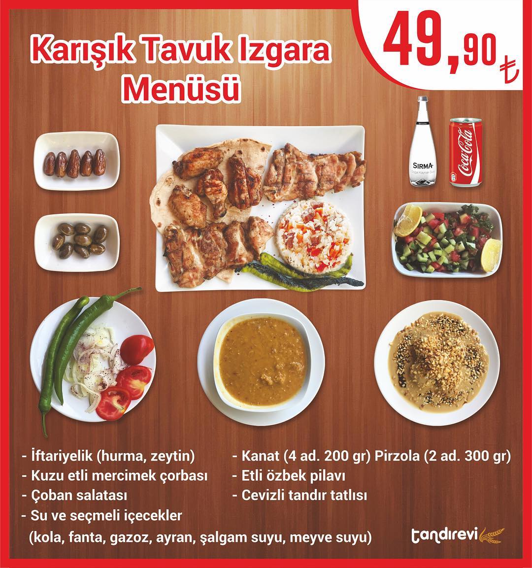 Tandirevi Kuzu Cevirme Yenibosna Istanbul Iftar Menuleri