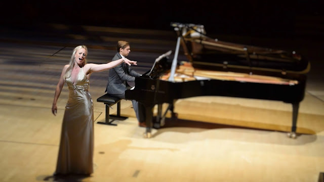Nina Sveistrup Clausen (soprano) and Janus Araghipour (piano) at last year's London Bel Canto Festival