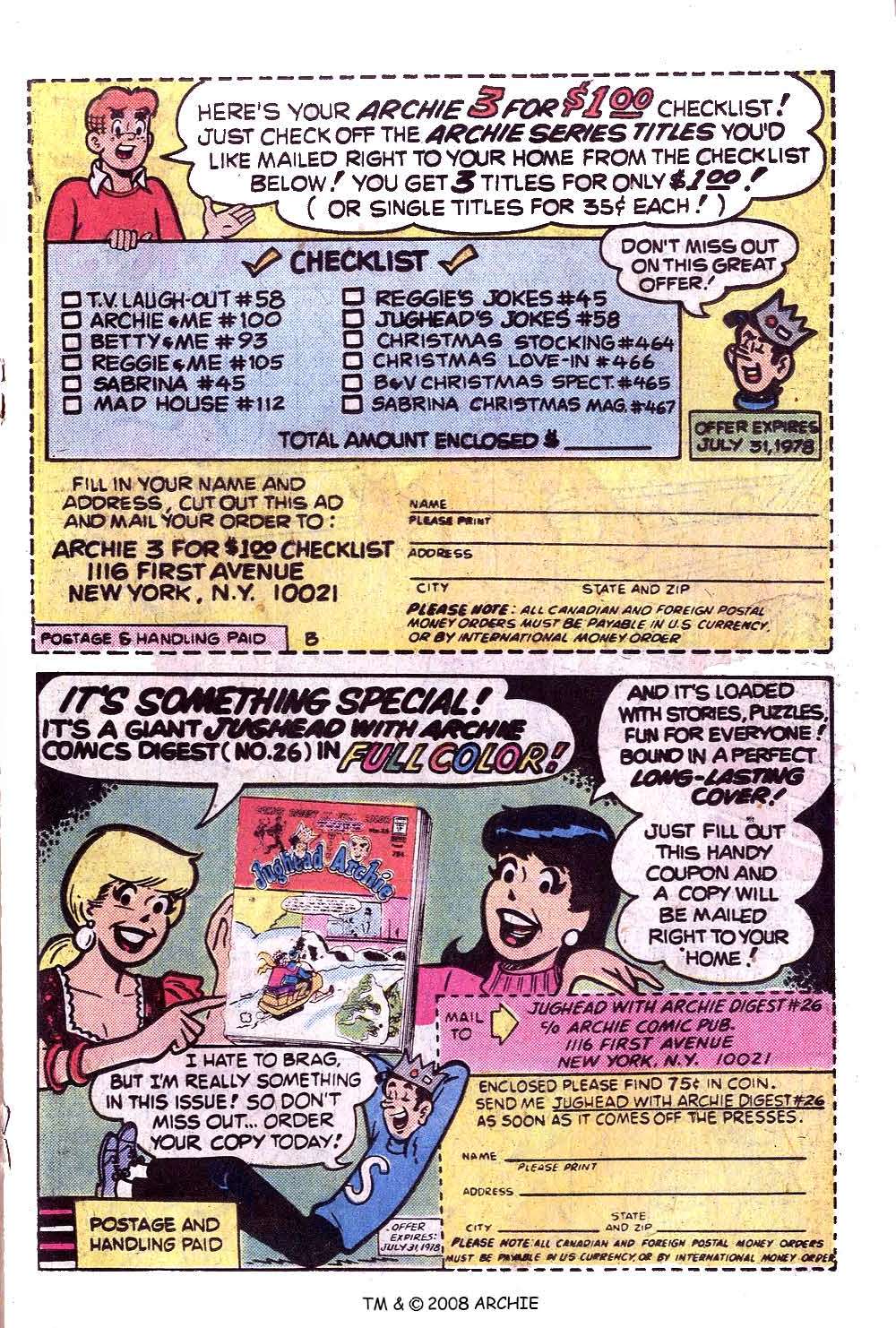 Read online Jughead (1965) comic -  Issue #275 - 19