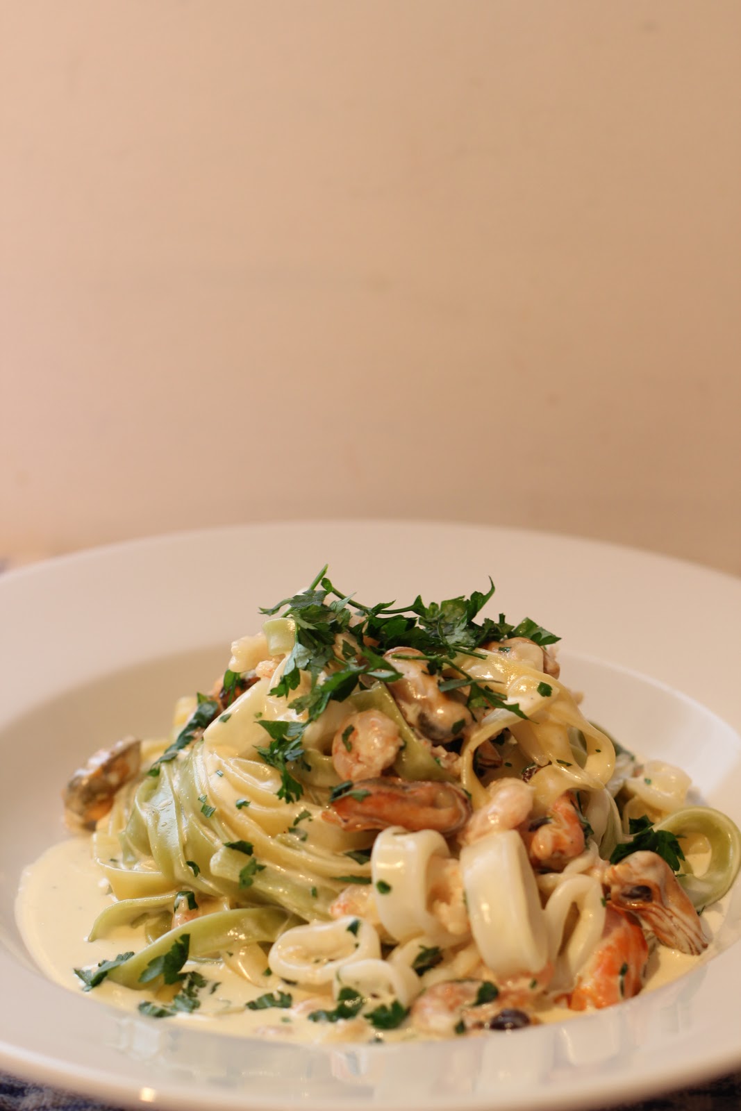Esther Food Adventure: Seafood Tagliatelle