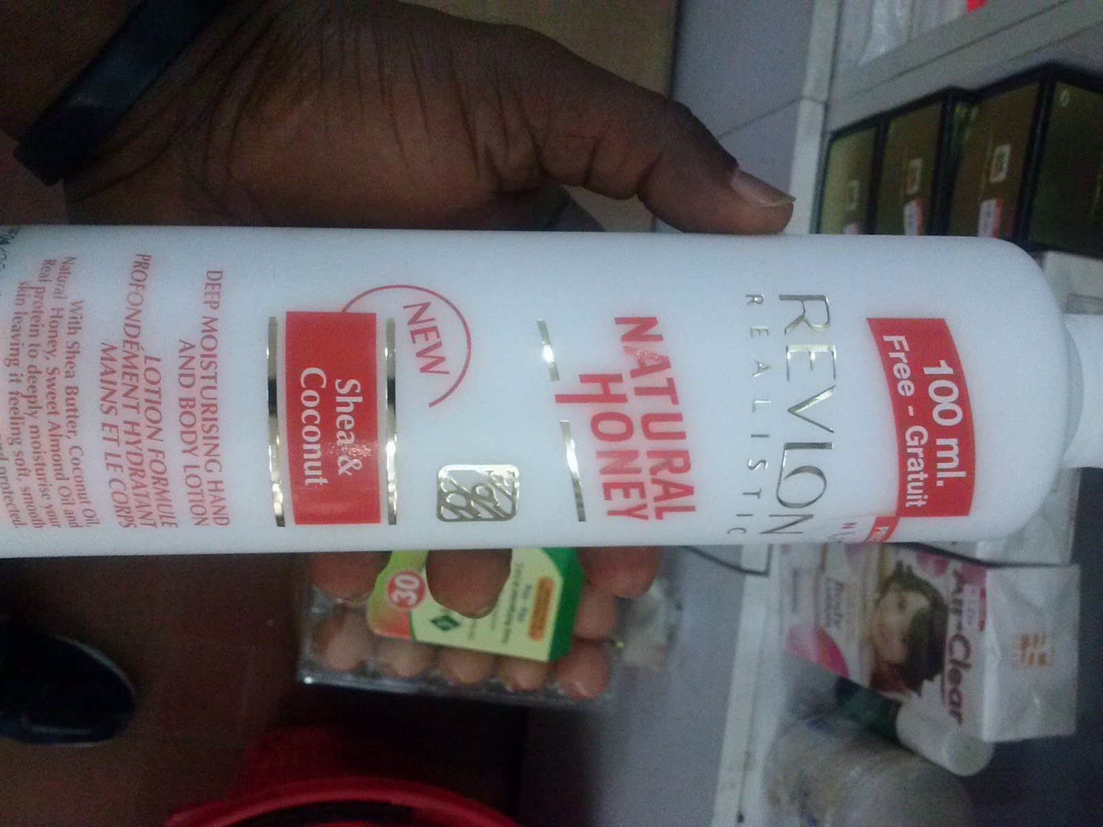 SugarWhite Beauty Solutions Revlon Natural Honey Lotion (Shea