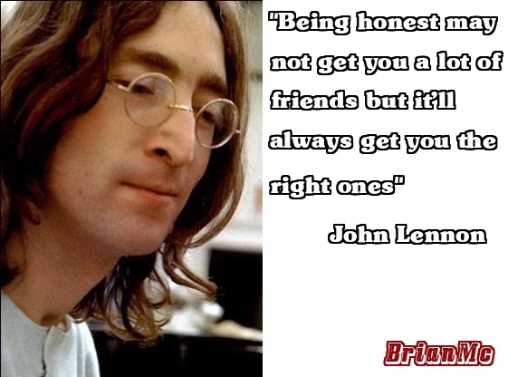 John Lennon Quote adapted by BrianMc