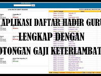 Aplikasi Daftar Hadir Guru Dilengkapi Potongan Gaji Keterlambatan Aplikasi Daftar Hadir Guru Dilengkapi Potongan Gaji Keterlambatan
