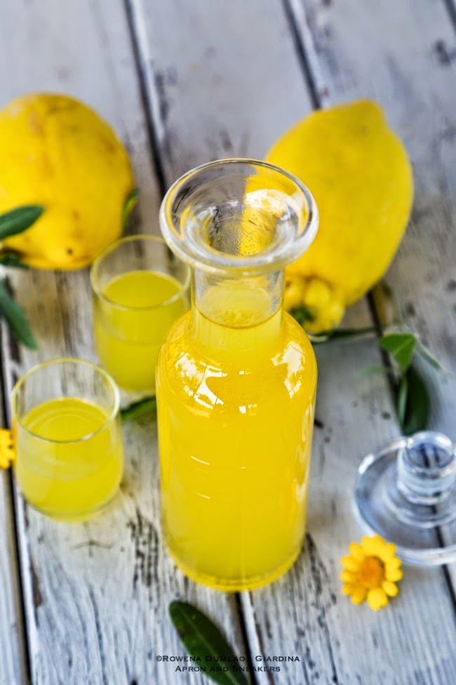 Homemade Limoncello