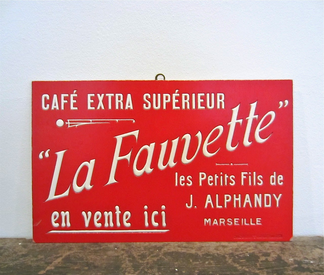 Vintage French Cafe Sign | Cafe Story