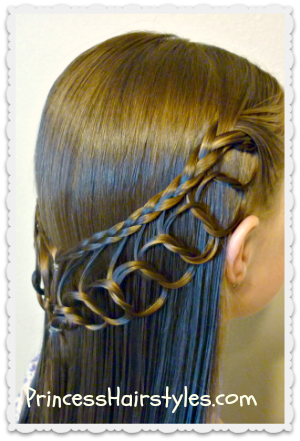 Feather Chain Braid Hairstyles | Hairstyles For Girls - Princess Hairstyles