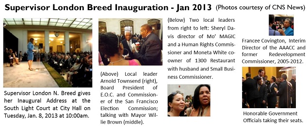 Supervisor London Breed Inauguration - Jan 2013
