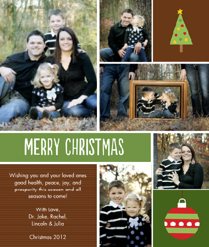 Spreading Holiday Cheer {Our Card & Letter} - Day2Day Joys