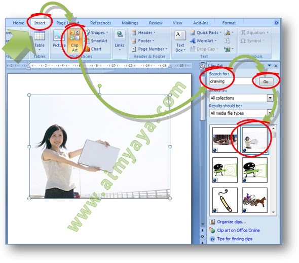 Cara Menyisipkan Gambar Clip Art Di Dokumen Microsoft Word