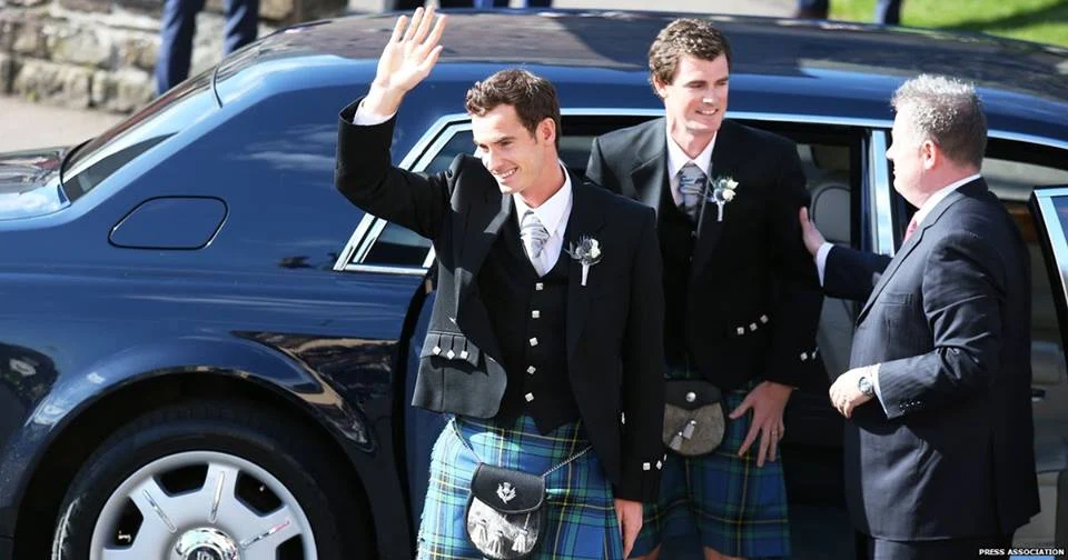 Andy Murray and Kim Sears Wedding Photographs 