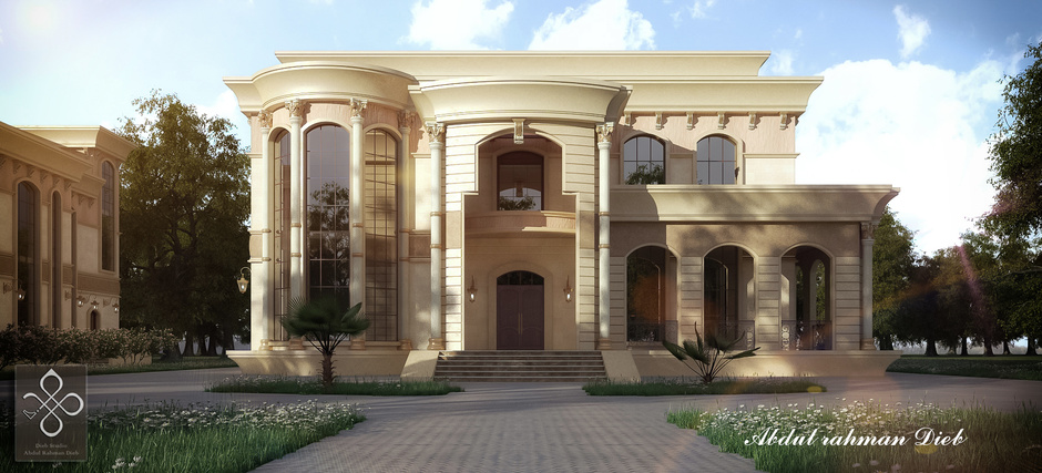 واجهات فيلات وعمارات سكنية كلاسيك For Architects Classic House Design Villa Design Modern House Exterior