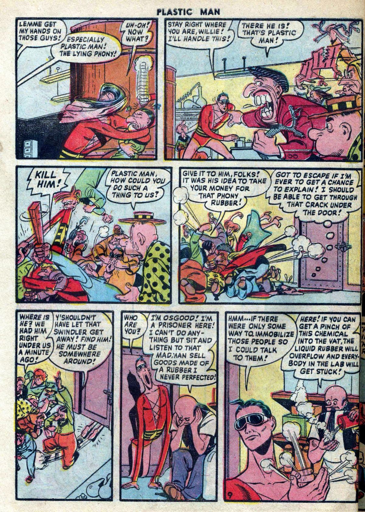 Read online Plastic Man (1943) comic -  Issue #17 - 32