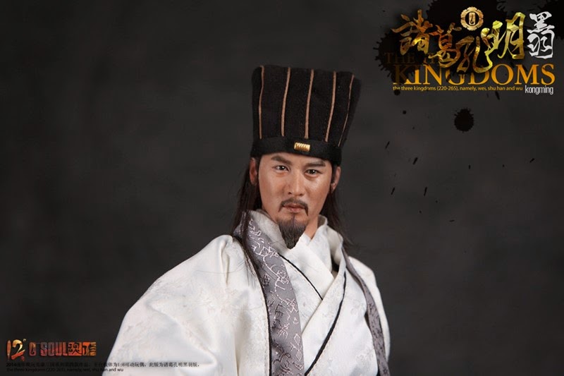 O-Soul Toys Heroes of the Three Kingdoms - Zhuge Liang (Black Feather Version)