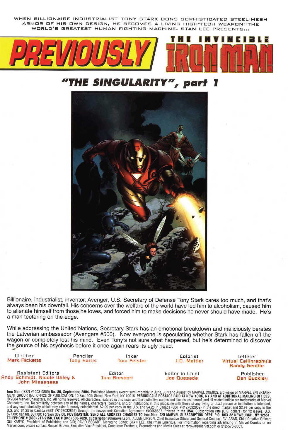 Read online Iron Man (1998) comic -  Issue #86 - 3