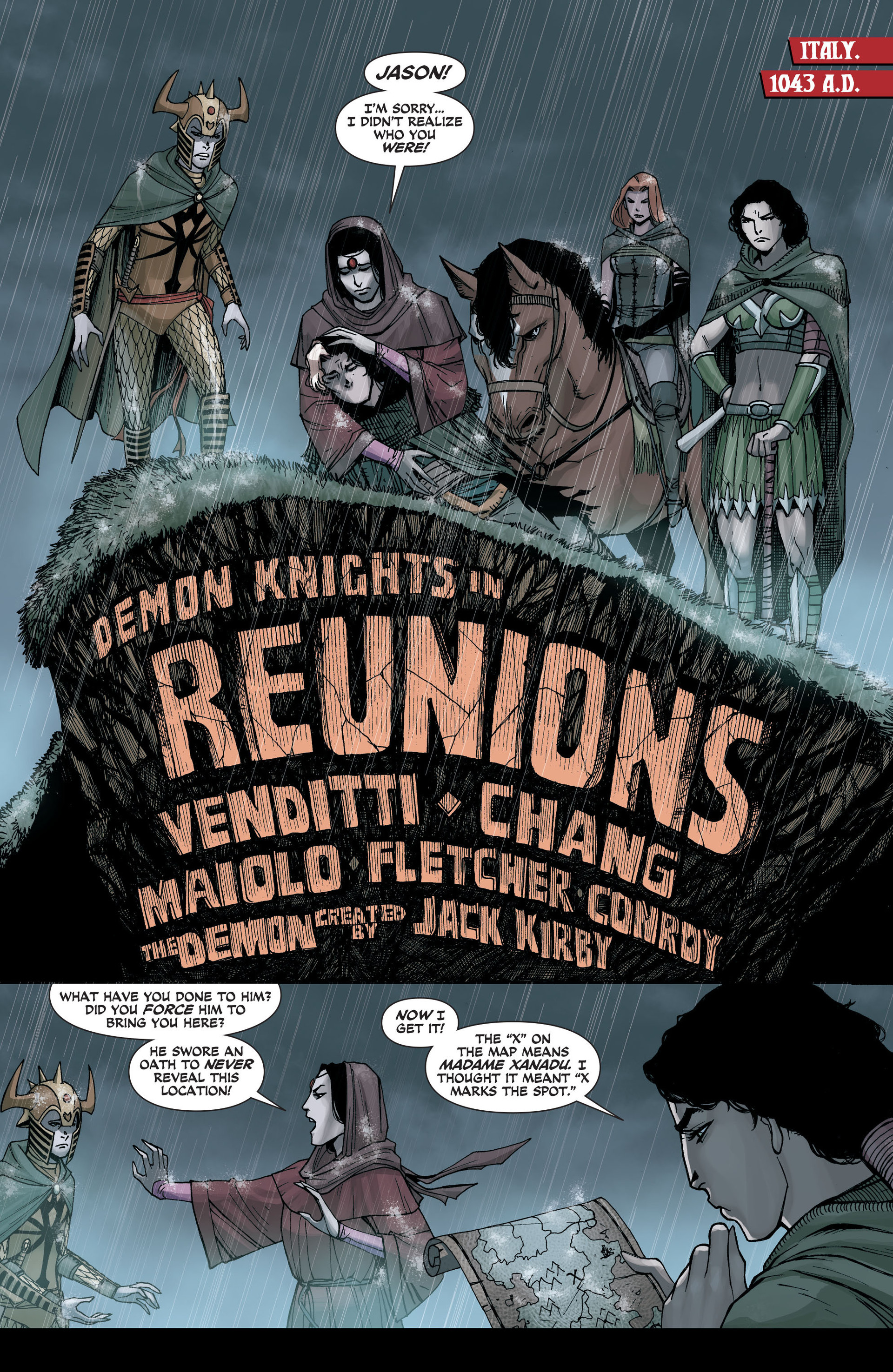 Read online Demon Knights comic -  Issue #18 - 2