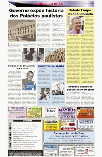 Destaques da Ed. 245 - Jornal do Brás