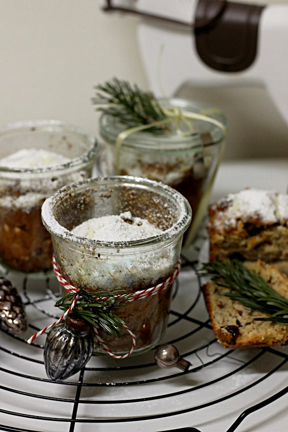 Мини щолени в бурканчета / Stollen im Glas | my candy kitchen Мини щолени в бурканчета / Stollen im Glas | my candy kitchen