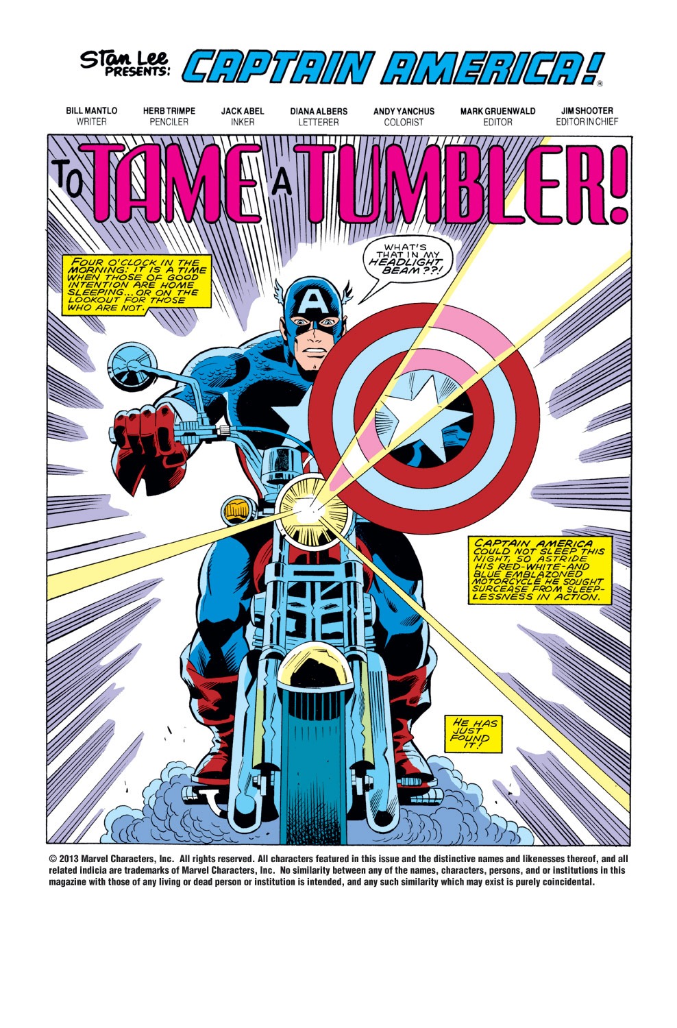 Read online Captain America (1968) comic -  Issue #291 - 2