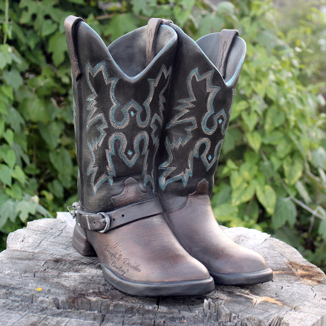 Cowboy Boots Urn