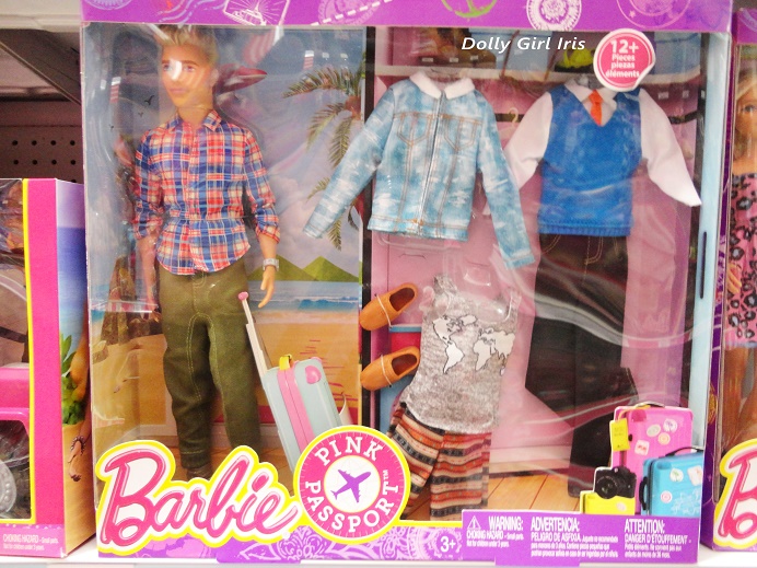 barbie pink passport ken fashion doll gift set