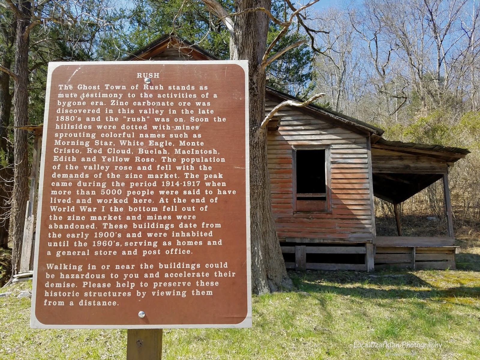 Localozarkian Photography Rush Historic District North Central Arkansas