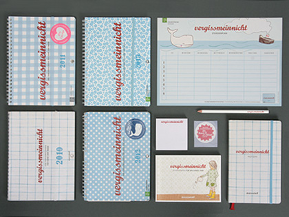 Vergissmeinnicht kalender – Bürozubehör