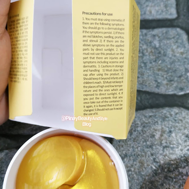 Esfolio Gold Snail Hydrogel Eye Patch Review Really Great for Tired