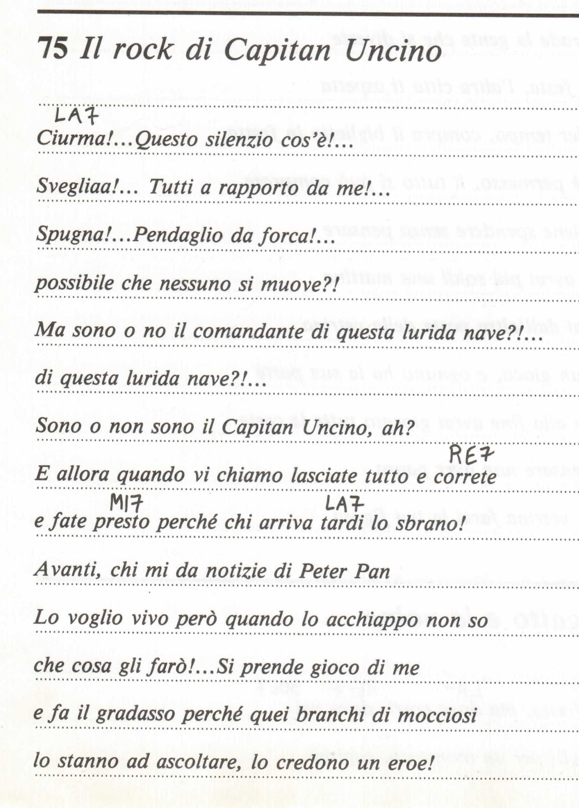 BODI SONČEK o9 IL ROCK DI CAPITAN UNCINO (Edoardo Bennato) BODI SONČEK o9 IL ROCK DI CAPITAN UNCINO (Edoardo Bennato)