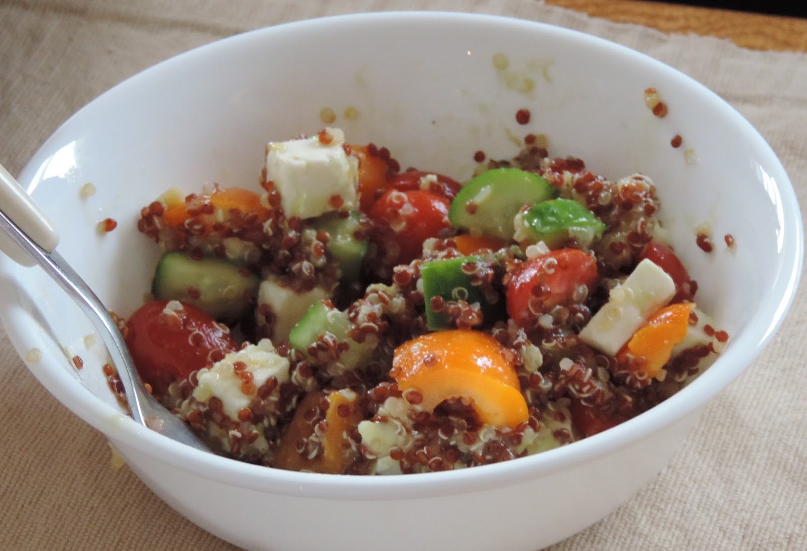 Maman Mélanie cuisine Salade de quinoa
