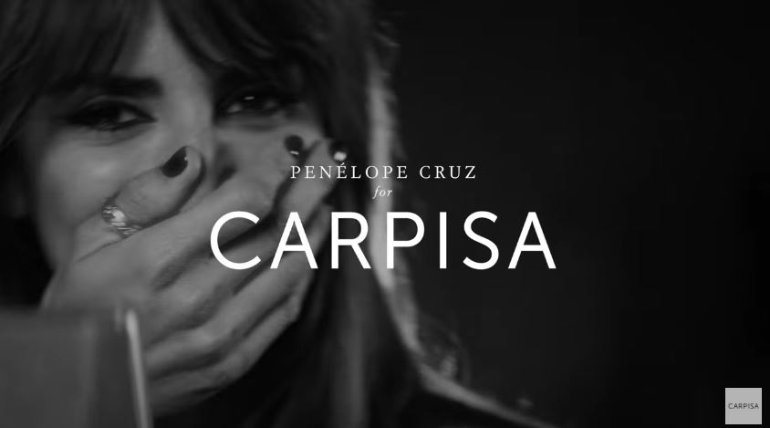 Carpisa pubblicità Tu si na cosa grande con Penèlope Cruz con Foto - Testimonial Spot Pubblicitario Carpisa 2016